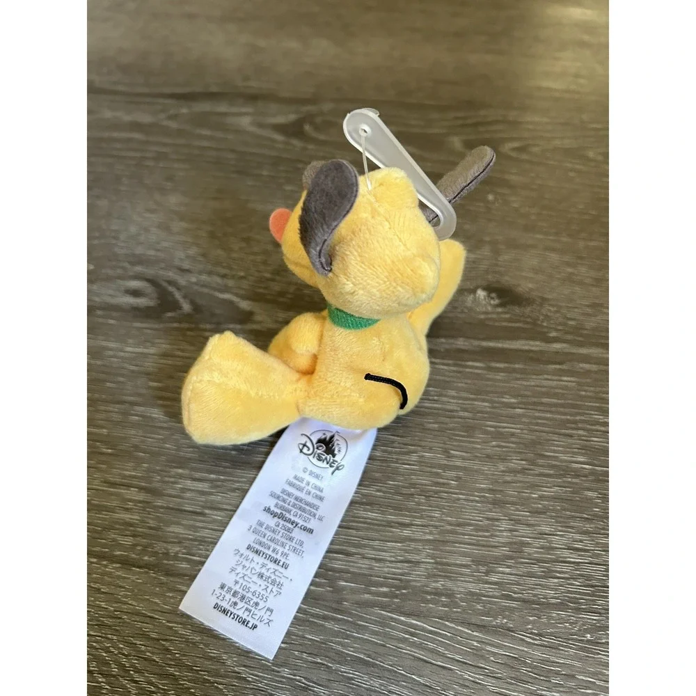 Disney Store Tiny Big Feet Pluto Plush Micro Stuffy Toy